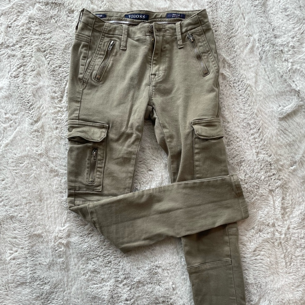 Olive green pants